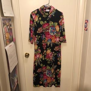 Anthropologie Floral Midi Dress Ett:wa Coreyell